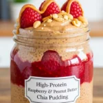 High-Protein Raspberry & Peanut Butter Chia Pudding: A Nutritious Make-Ahead Breakfast for Busy Mornings