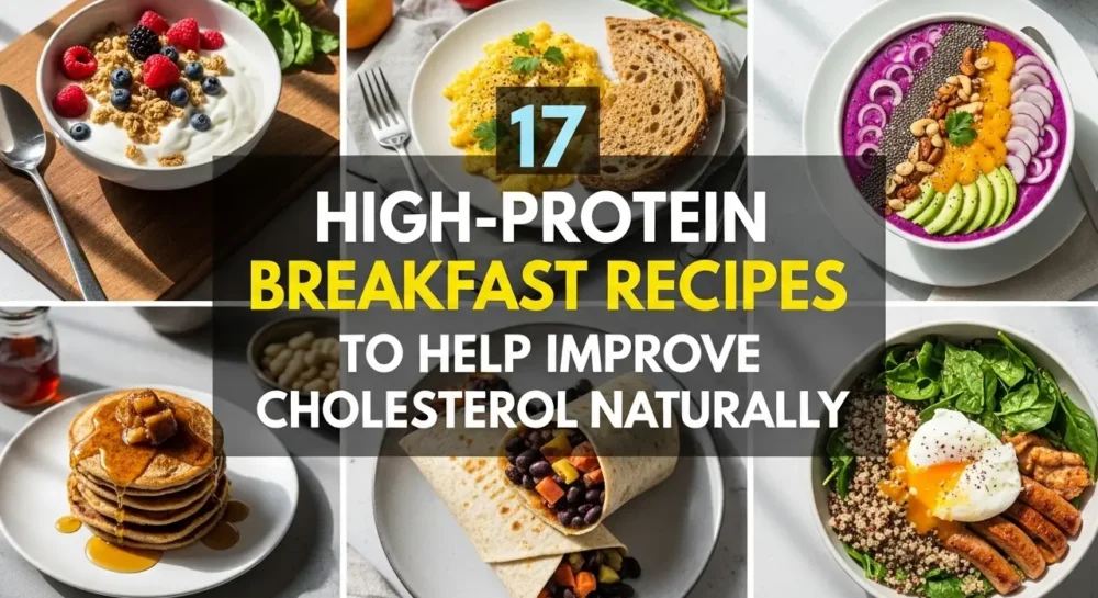 17 High-Protein Breakfast Recipes to Help Improve Cholesterol Naturally
