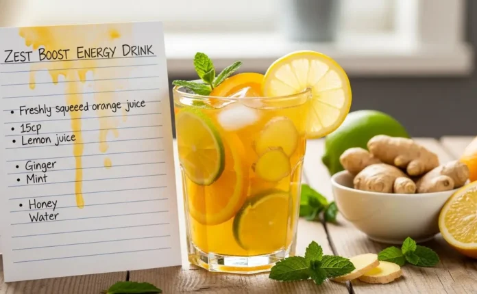 Homemade Energy Drink Recipe