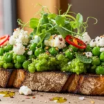 Smashed Pea Toast: A High-Fiber, Protein-Rich Breakfast for a Healthy Start