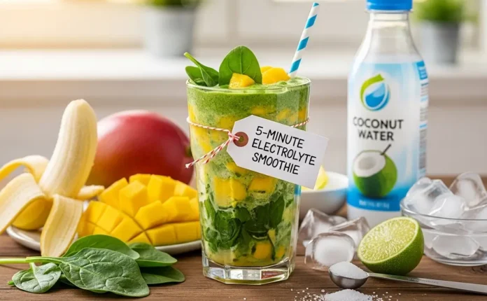 5-Minute Electrolyte Smoothie Recipe That Keeps You Hydrated All Day