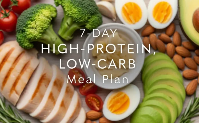 7-Day High-Protein, Low-Carb Meal Plan