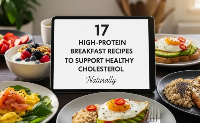 17 High-Protein Breakfast Recipes to Support Healthy Cholesterol Naturally