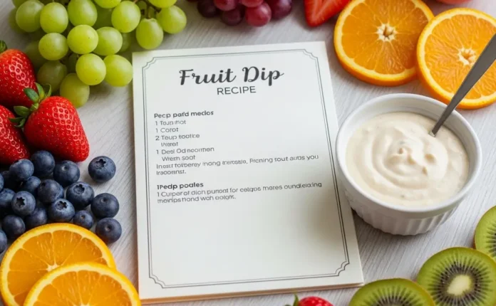Fruit Dip Recipe