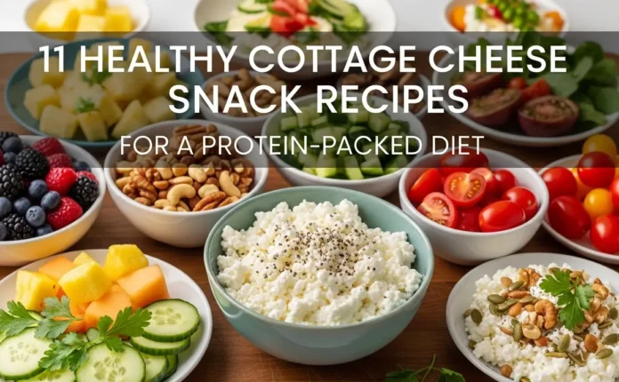 11 Healthy Cottage Cheese Snack Recipes for a Protein-Packed Diet