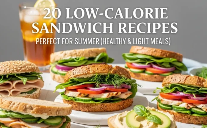 20 Low-Calorie Sandwich Recipes