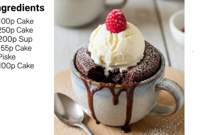 Easy Mug Cake Recipe
