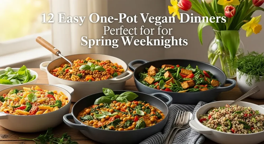 12 Easy One-Pot Vegan Dinners Perfect for Spring Weeknights