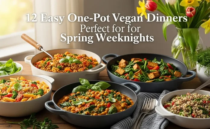 12 Easy One-Pot Vegan Dinners Perfect for Spring Weeknights