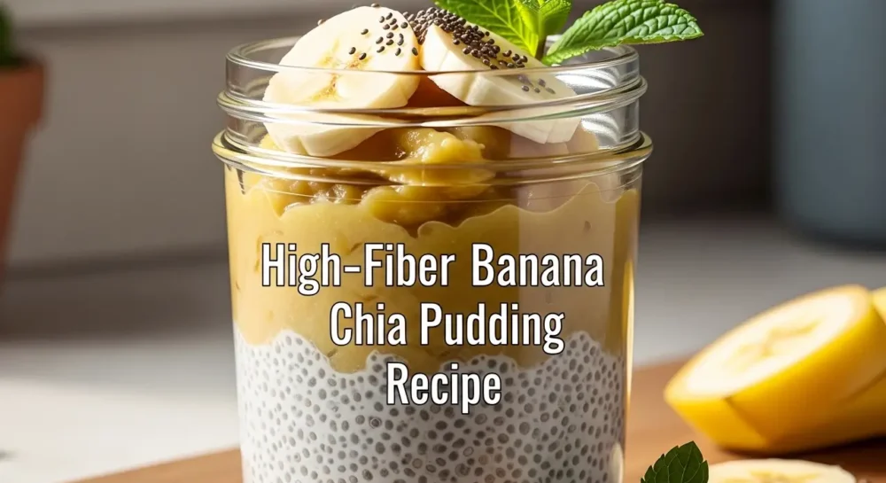High-Fiber Banana Chia Pudding Recipe