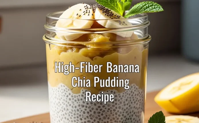 High-Fiber Banana Chia Pudding Recipe