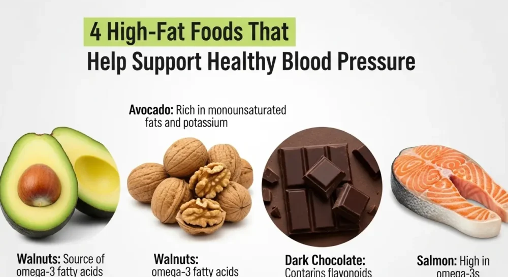 4 High-Fat Foods That May Help Support Healthy Blood Pressure