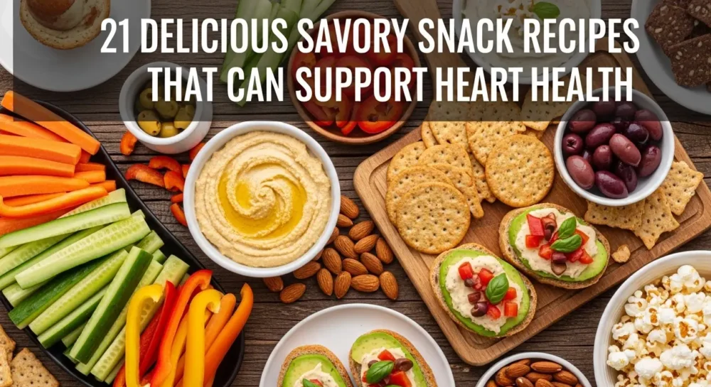 21 Delicious Savory Snack Recipes That Can Support Heart Health
