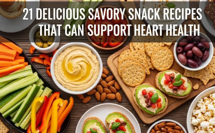 21 Delicious Savory Snack Recipes That Can Support Heart Health